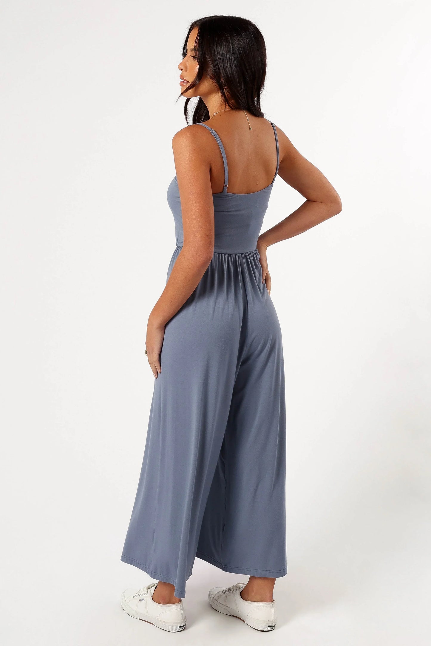Kameron Knit Jumpsuit Dusty Blue