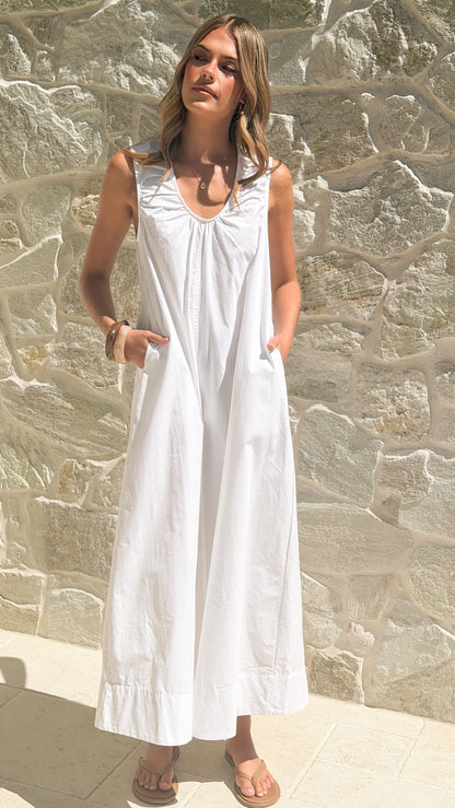 Rohan Maxi Dress White