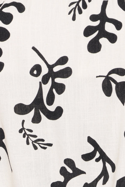 Ravenna Romper Cream Black Floral