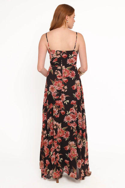 Naver Maxi Dress Black Floral