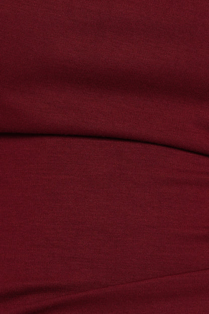 Darina Off Shoulder Top Bordeaux