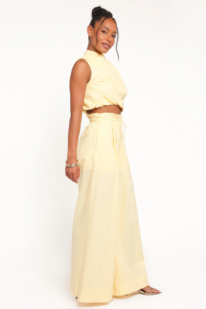 Althea Pant Set Yellow