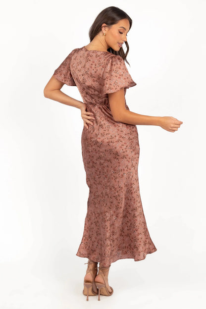 Flossy Maxi Dress Mauve
