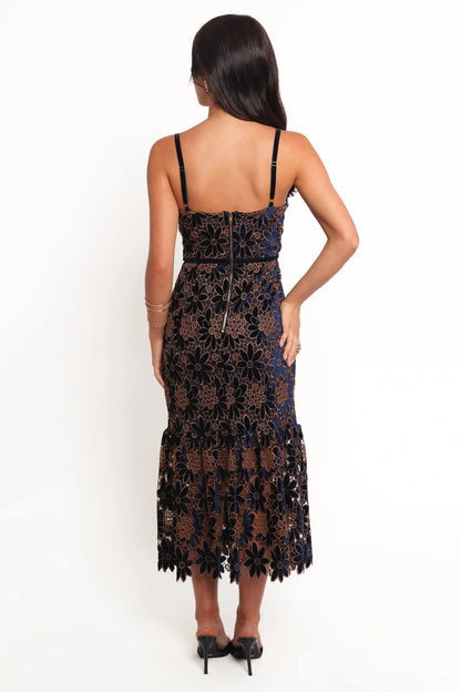 Alara Midi Dress Navy