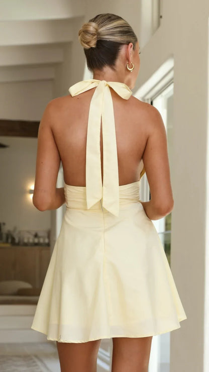 Anara Mini Dress Yellow