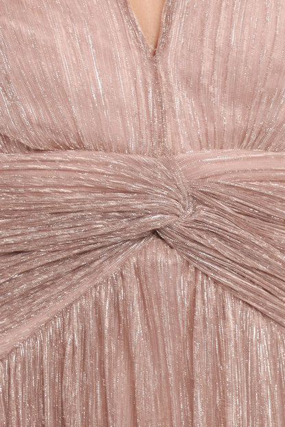 Cara Maxi Dress Rose Gold