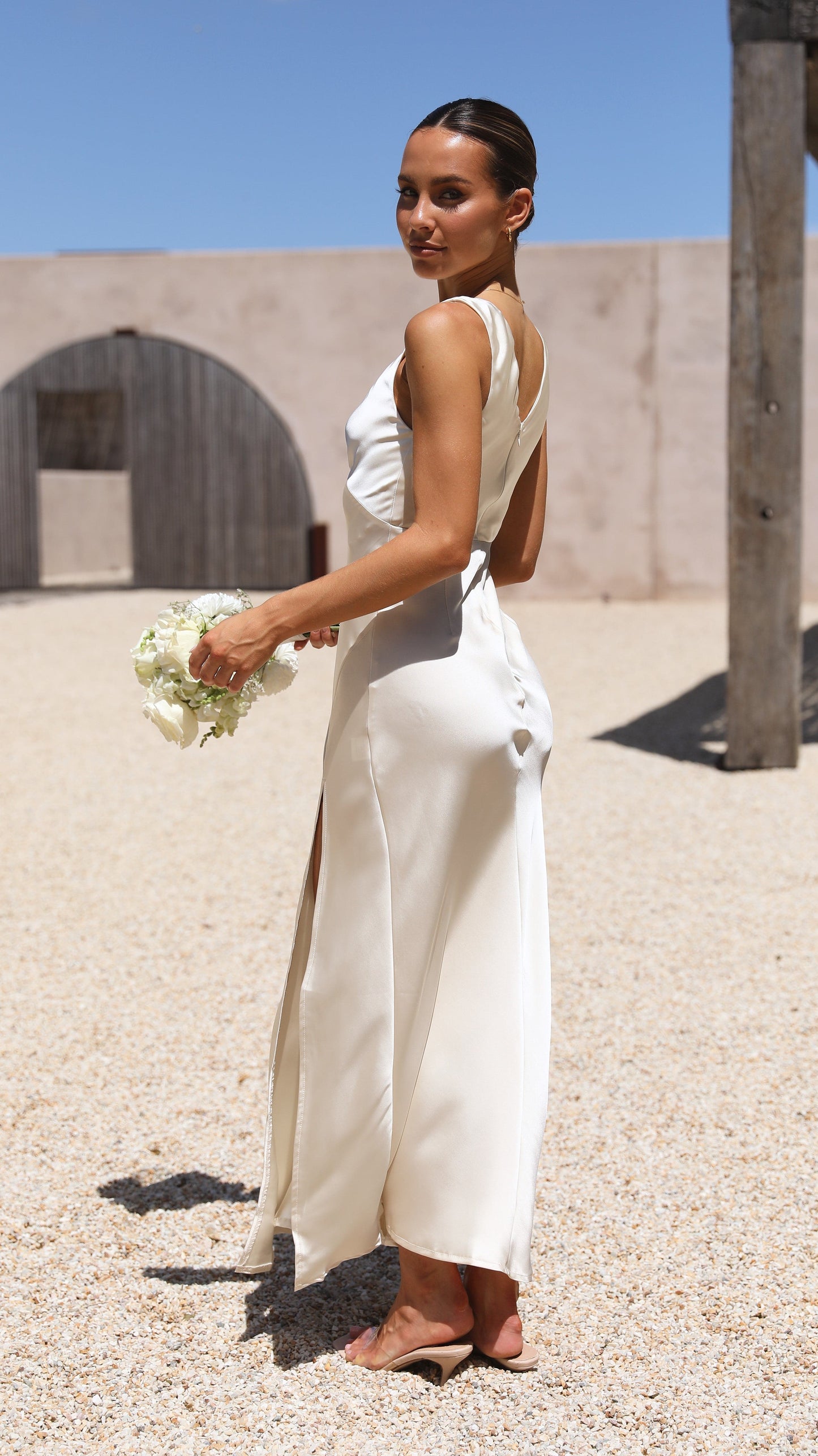 Taylor Maxi Dress Ivory