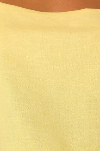 Devlin Top Butter Yellow
