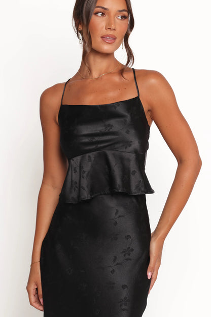 Belle Two Piece Set Black