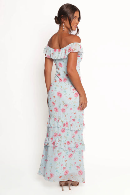 Irelynn Maxi Dress Blue Floral
