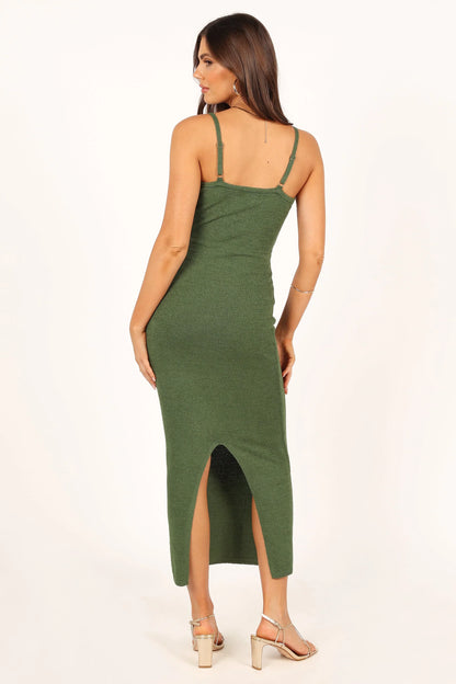 Normani Midi Dress Olive