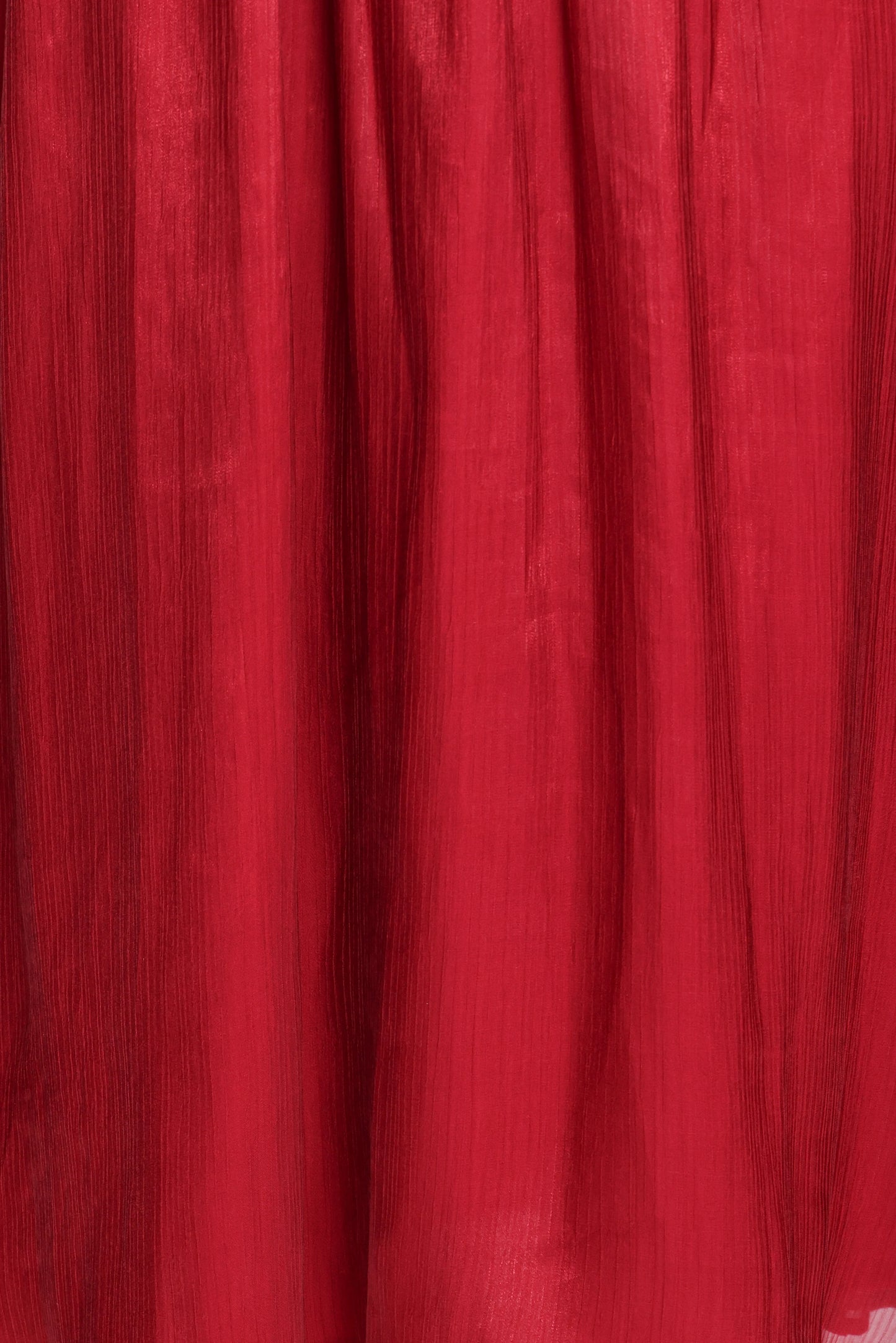 Mila Strapless Midi Dress Red