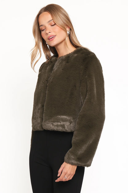 Minnie Jacket Forest Green