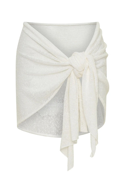 Catching Waves Sarong White
