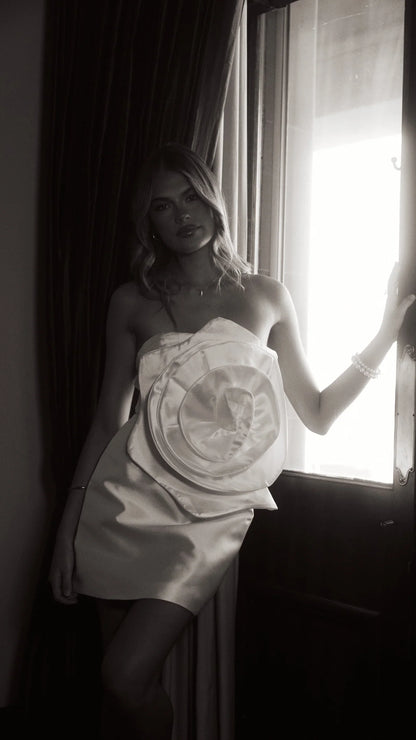 Paris Mini Dress White